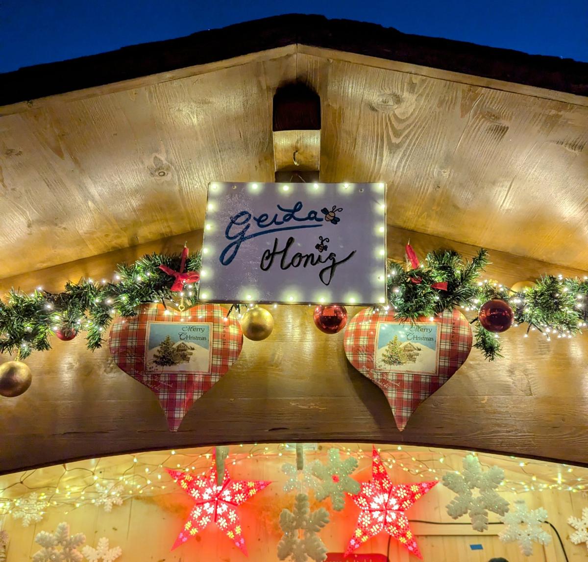 Christkindlmarkt: Unser Stand im Advent.